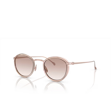 Gafas de sol Giorgio Armani AR6148T 335413 transparent pink - Vista tres cuartos