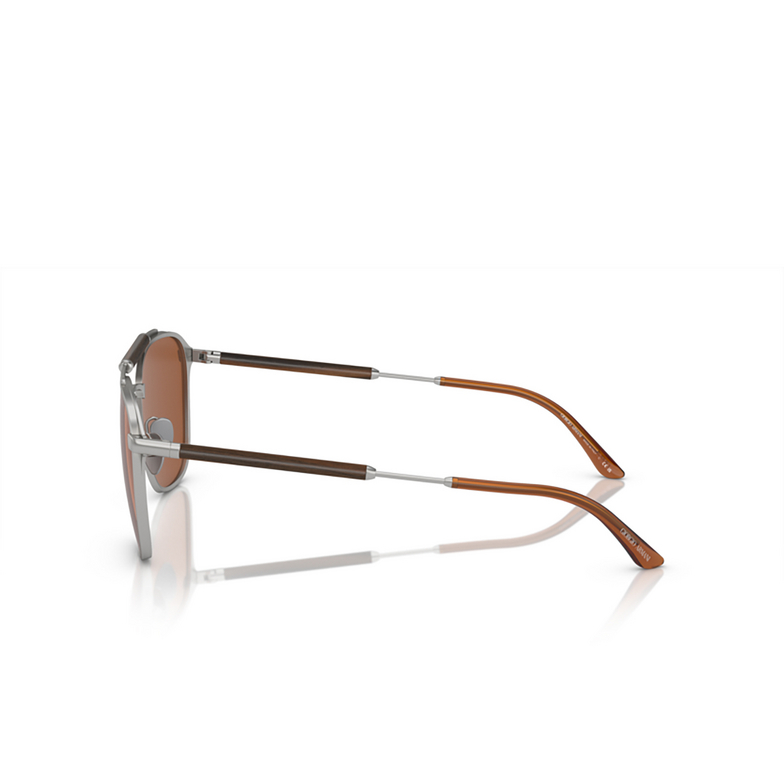 Giorgio Armani AR6149 Sunglasses 304573 matte silver - 3/4