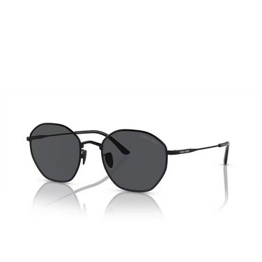 Gafas de sol Giorgio Armani AR6150 300187 matte black - Vista tres cuartos
