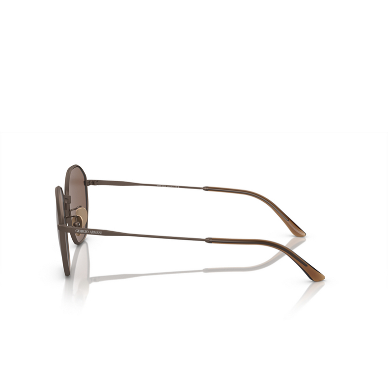 Giorgio Armani AR6150 Sunglasses 300673 matte bronze - 3/4