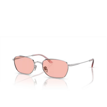 Giorgio Armani AR6151 Sunglasses 3015/5 silver - three-quarters view