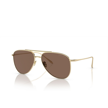 Giorgio Armani AR6152 Sunglasses 301373 pale gold - three-quarters view