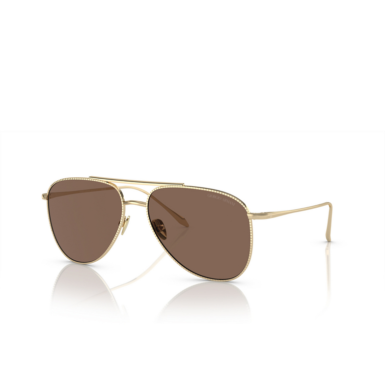 Giorgio Armani AR6152 Sunglasses 301373 pale gold - 2/4
