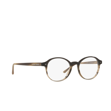 Giorgio Armani AR7004 Eyeglasses 5912 striped brown - three-quarters view