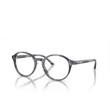 Giorgio Armani AR7004 Eyeglasses 5986 striped blue - three-quarters view