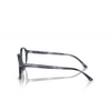 Giorgio Armani AR7004 Eyeglasses 5986 striped blue - product thumbnail 3/4
