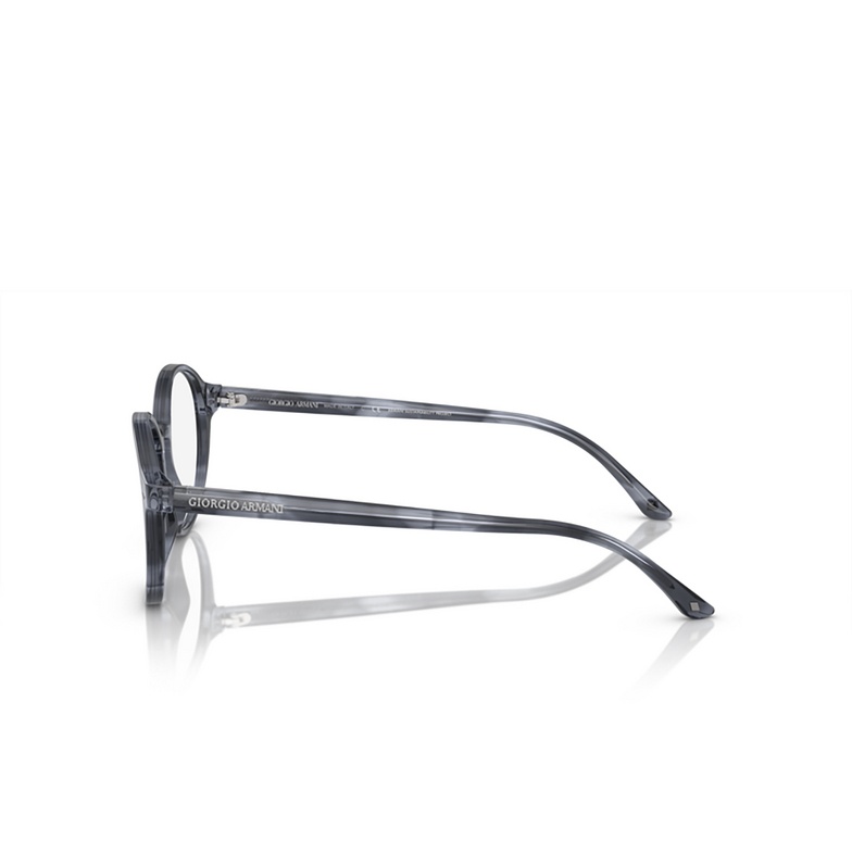 Giorgio Armani AR7004 Eyeglasses 5986 striped blue - 3/4