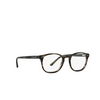 Giorgio Armani AR7074 Eyeglasses 5403 striped matte grey - product thumbnail 2/4