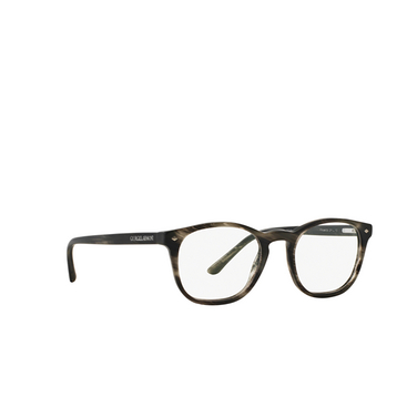 Giorgio Armani AR7074 Eyeglasses 5403 striped matte grey - three-quarters view