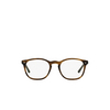 Gafas graduadas Giorgio Armani AR7074 5405 striped matte dark brown - Miniatura del producto 1/4