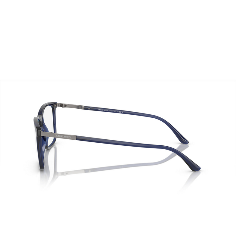 Gafas graduadas Giorgio Armani AR7122 6003 trasparent blue - 3/4