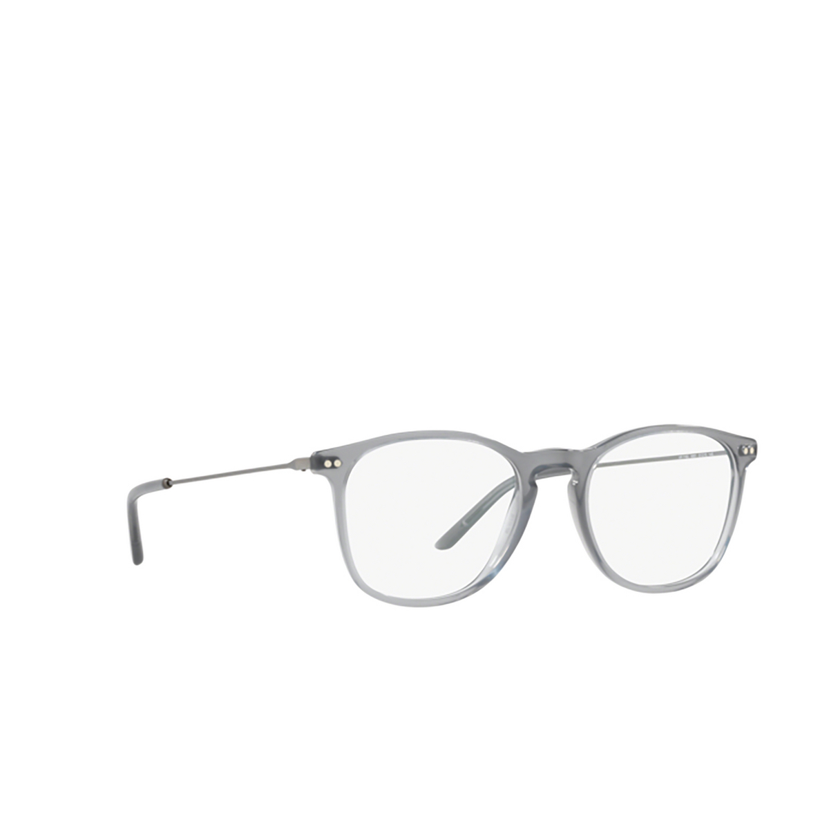 Giorgio Armani AR7160 Eyeglasses 5681 Opal Grey - three-quarters view