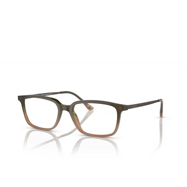 Lunettes de vue Giorgio Armani AR7183 5982 green / brown gradient - Vue trois quarts
