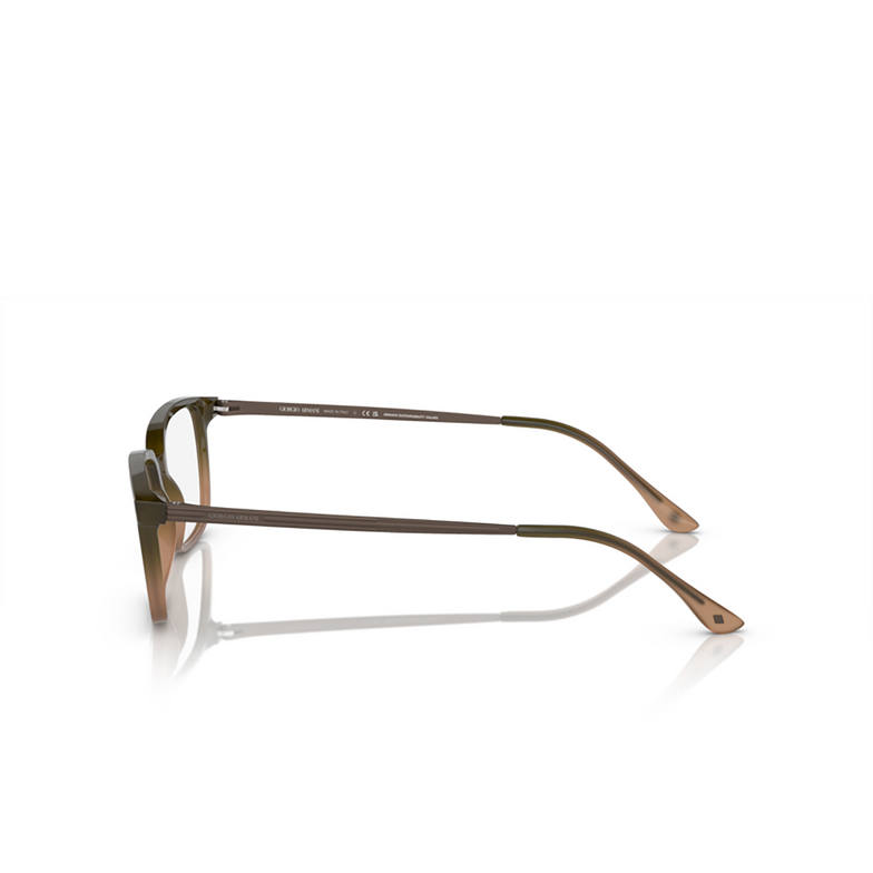 Lunettes de vue Giorgio Armani AR7183 5982 green / brown gradient - 3/4