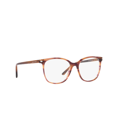 Giorgio Armani AR7192 Eyeglasses 5876 striped brown - three-quarters view