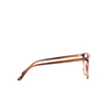 Giorgio Armani AR7192 Eyeglasses 5876 striped brown - product thumbnail 3/4