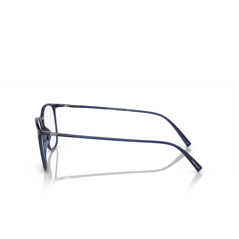 Giorgio Armani AR7202 Eyeglasses 6003 trasparent blue - 3/4