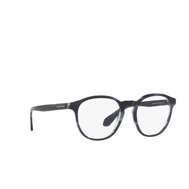 Occhiali da vista Giorgio Armani AR7216 5943 opal striped grey - tre quarti