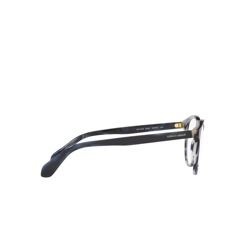 Occhiali da vista Giorgio Armani AR7216 5943 opal striped grey - 3/4