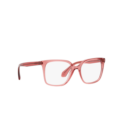 Giorgio Armani AR7217 Eyeglasses 5933 transparent pink - three-quarters view