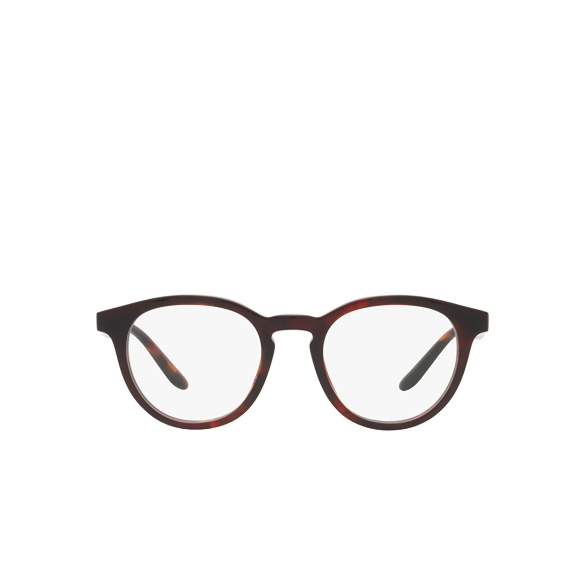 Giorgio Armani AR7227 Eyeglasses 5962 Red Havana - front view
