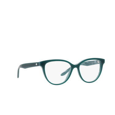 Giorgio Armani AR7228U Eyeglasses 5970 bilayer marble petroleum - three-quarters view