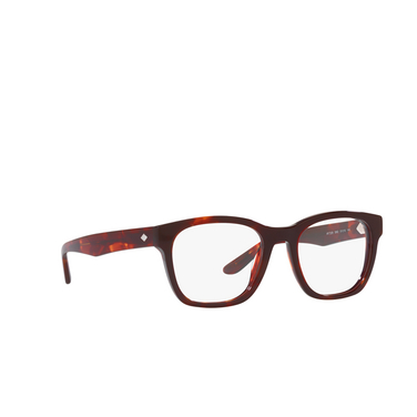 Giorgio Armani AR7229 Eyeglasses 5962 red havana - three-quarters view
