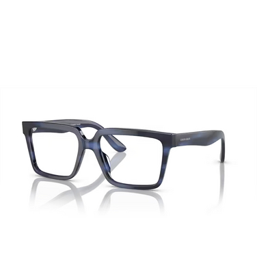 Giorgio Armani AR7230U Eyeglasses 5901 striped blue - three-quarters view