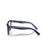 Occhiali da vista Giorgio Armani AR7230U 5901 striped blue - anteprima prodotto 3/4