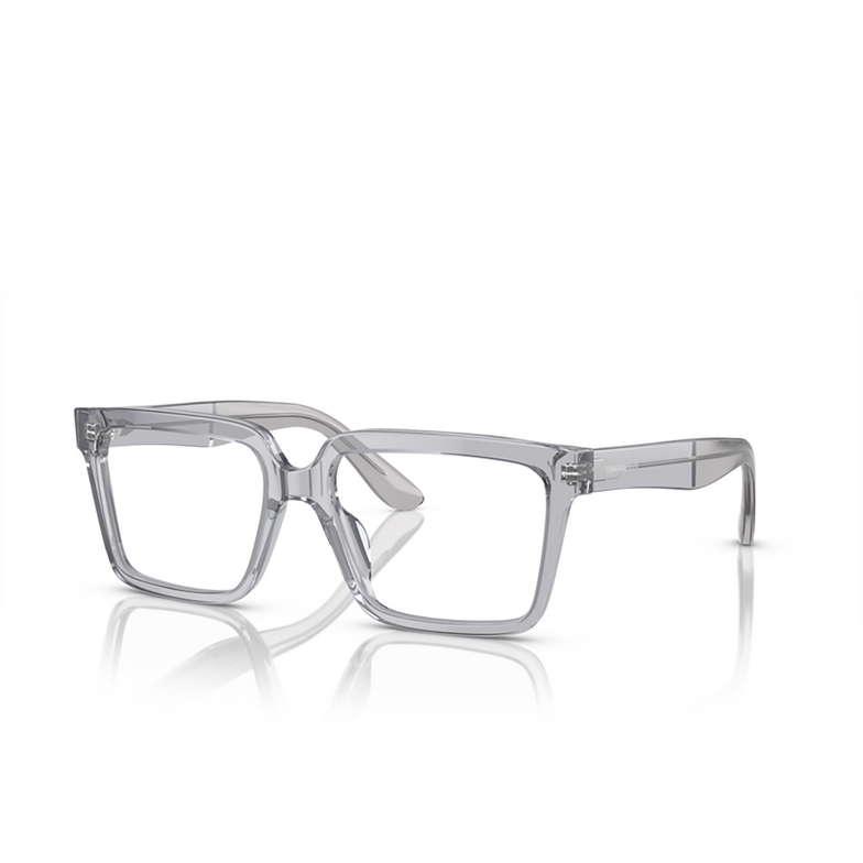Gafas graduadas Giorgio Armani AR7230U 5914 matte trasparent grey - 2/4