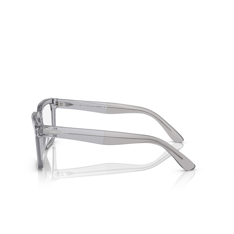Giorgio Armani AR7230U Eyeglasses 5914 matte trasparent grey - 3/4