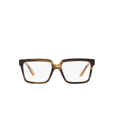 Giorgio Armani AR7230U Eyeglasses 5958 shiny striped brown - front view