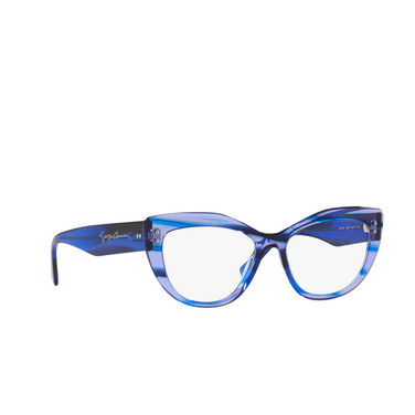 Occhiali da vista Giorgio Armani AR7231 5953 striped blue - tre quarti