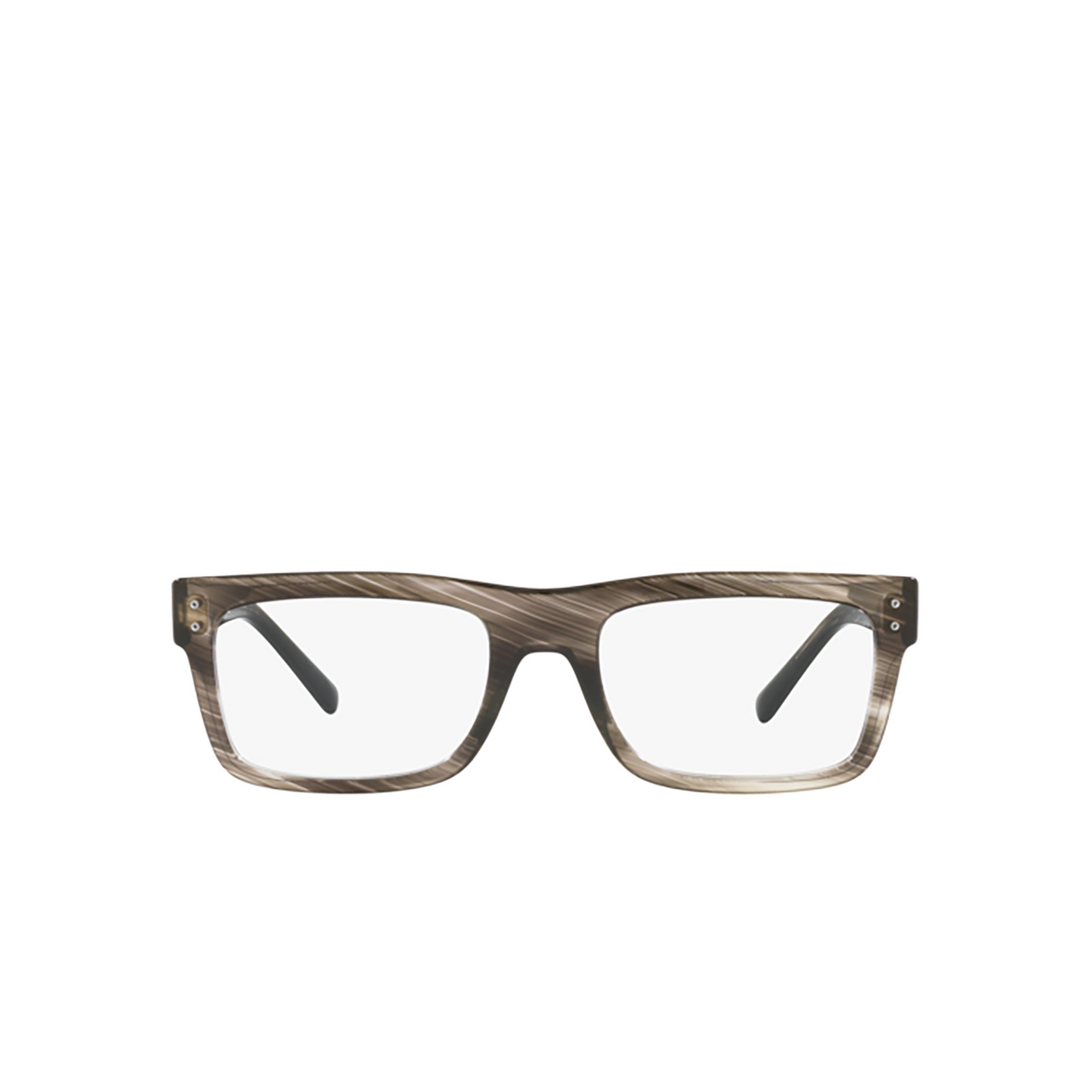 Giorgio Armani AR7232 Eyeglasses 5407 Striped Grey - front view