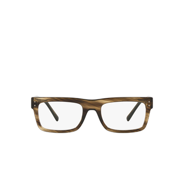 Giorgio Armani AR7232 Eyeglasses 5409 striped brown - front view