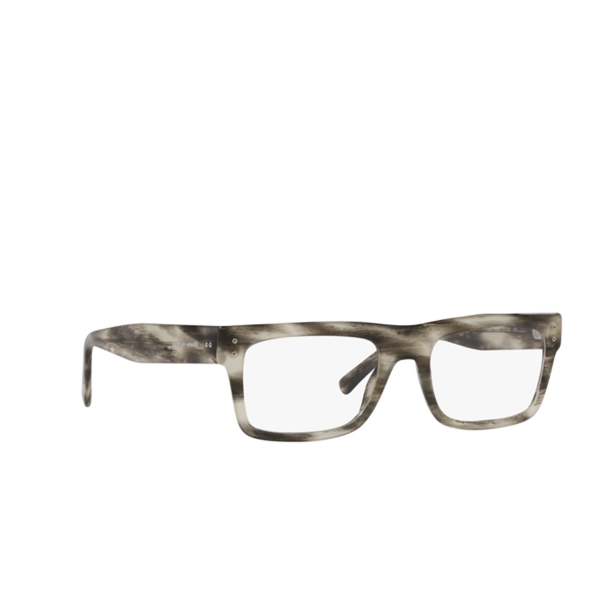 Giorgio Armani AR7232 Eyeglasses 5922 Grey - three-quarters view