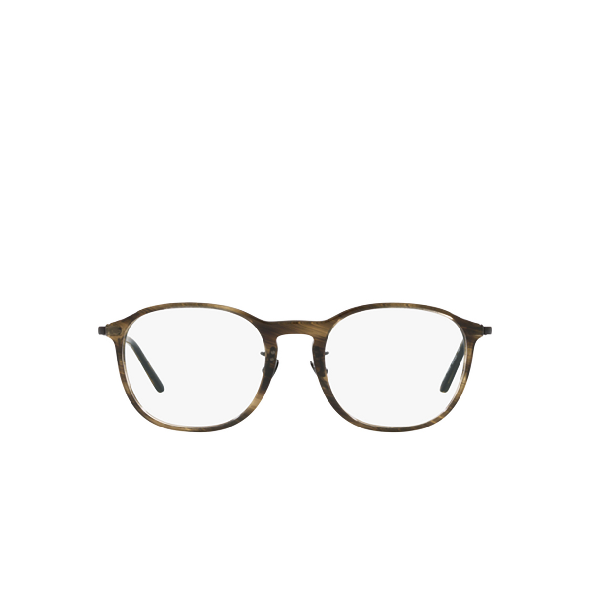 Giorgio Armani AR7235 Eyeglasses 5409 Striped Brown - front view