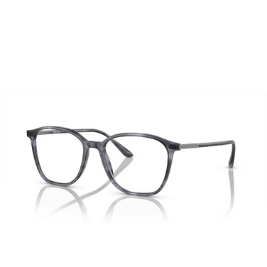 Giorgio Armani AR7236 Eyeglasses 5986 striped blue - three-quarters view
