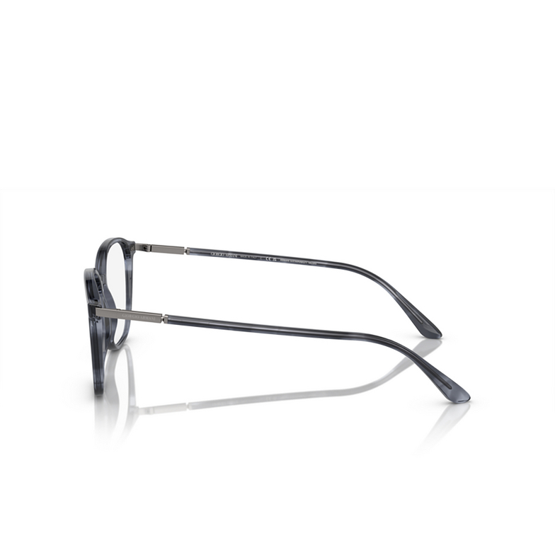 Giorgio Armani AR7236 Eyeglasses 5986 striped blue - 3/4