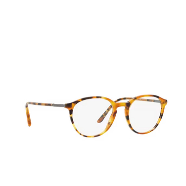 Giorgio Armani AR7237 Korrektionsbrillen 5482 red havana - Dreiviertelansicht