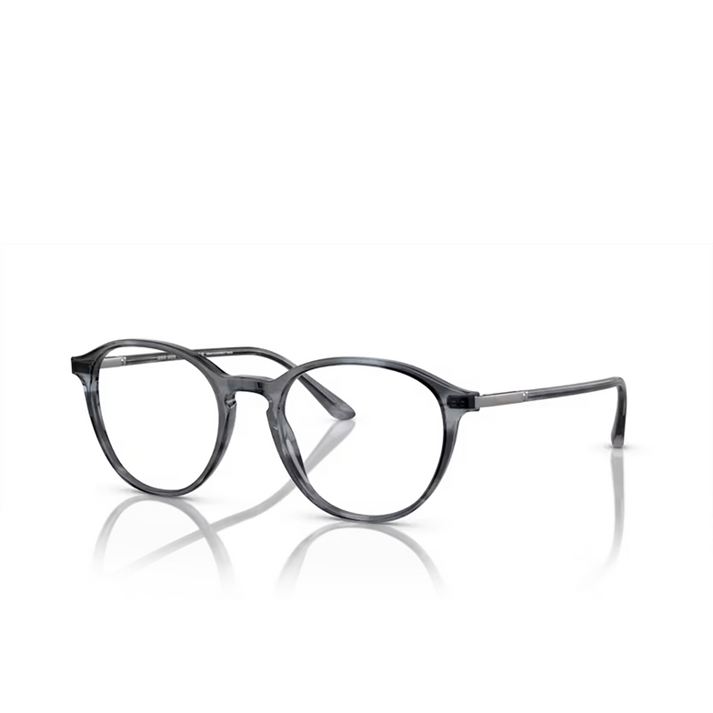 Giorgio Armani AR7237 Eyeglasses 5986 striped blue - 2/4