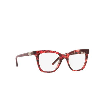Giorgio Armani AR7238 Eyeglasses 6001 red havana - three-quarters view