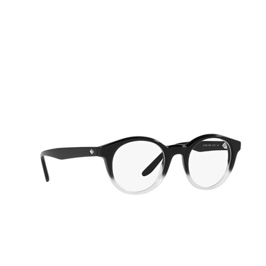 Giorgio Armani AR7239 Korrektionsbrillen 5996 gradient black / white - Dreiviertelansicht