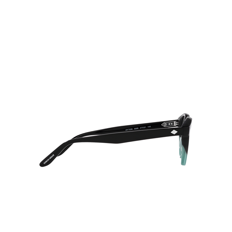 Giorgio Armani AR7239 Korrektionsbrillen 5998 gradient black / petroleum - 3/4