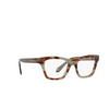 Giorgio Armani AR7240 Eyeglasses 5977 green havana - product thumbnail 2/4