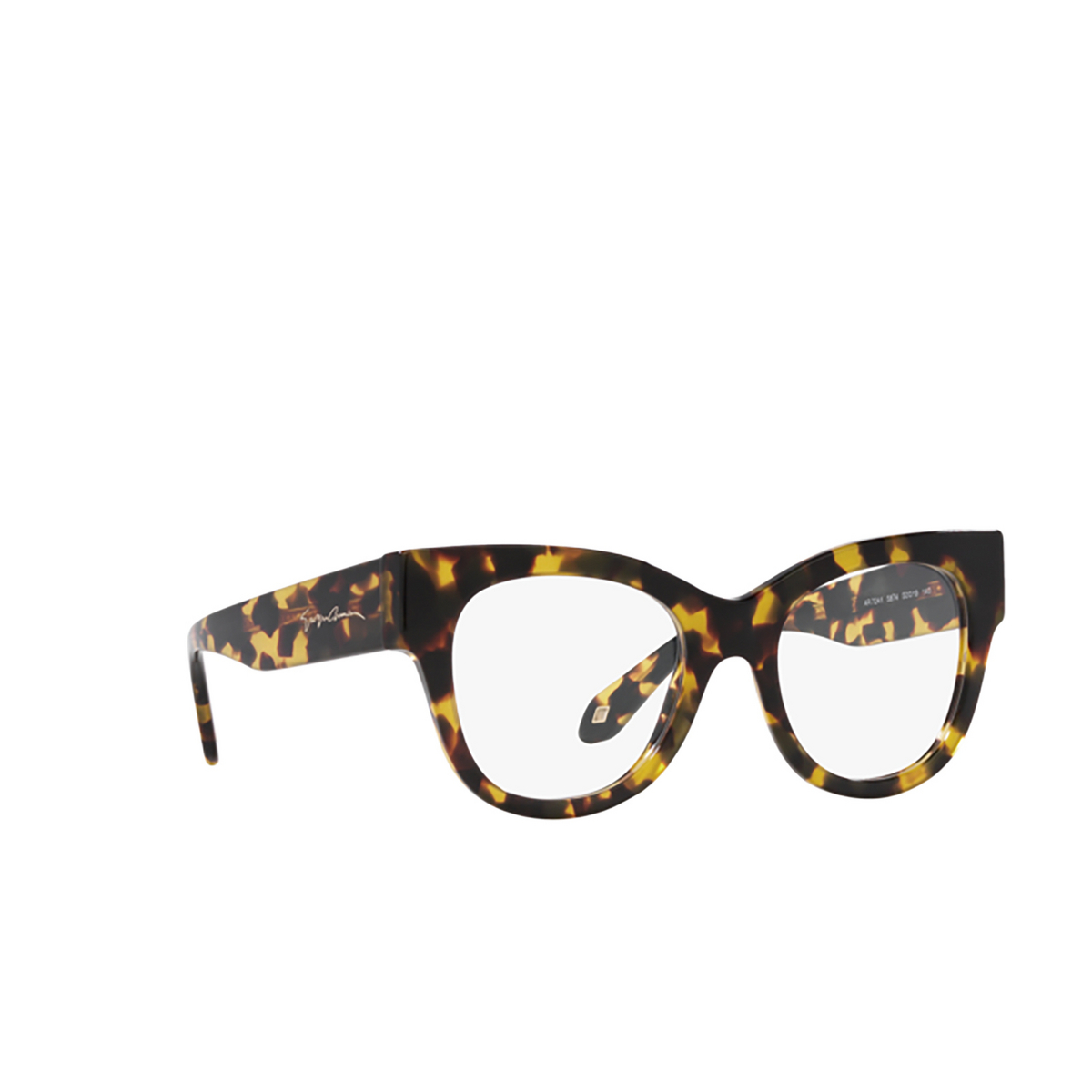 Giorgio Armani AR7241 Eyeglasses 5874 Yellow Havana - product thumbnail 2/4