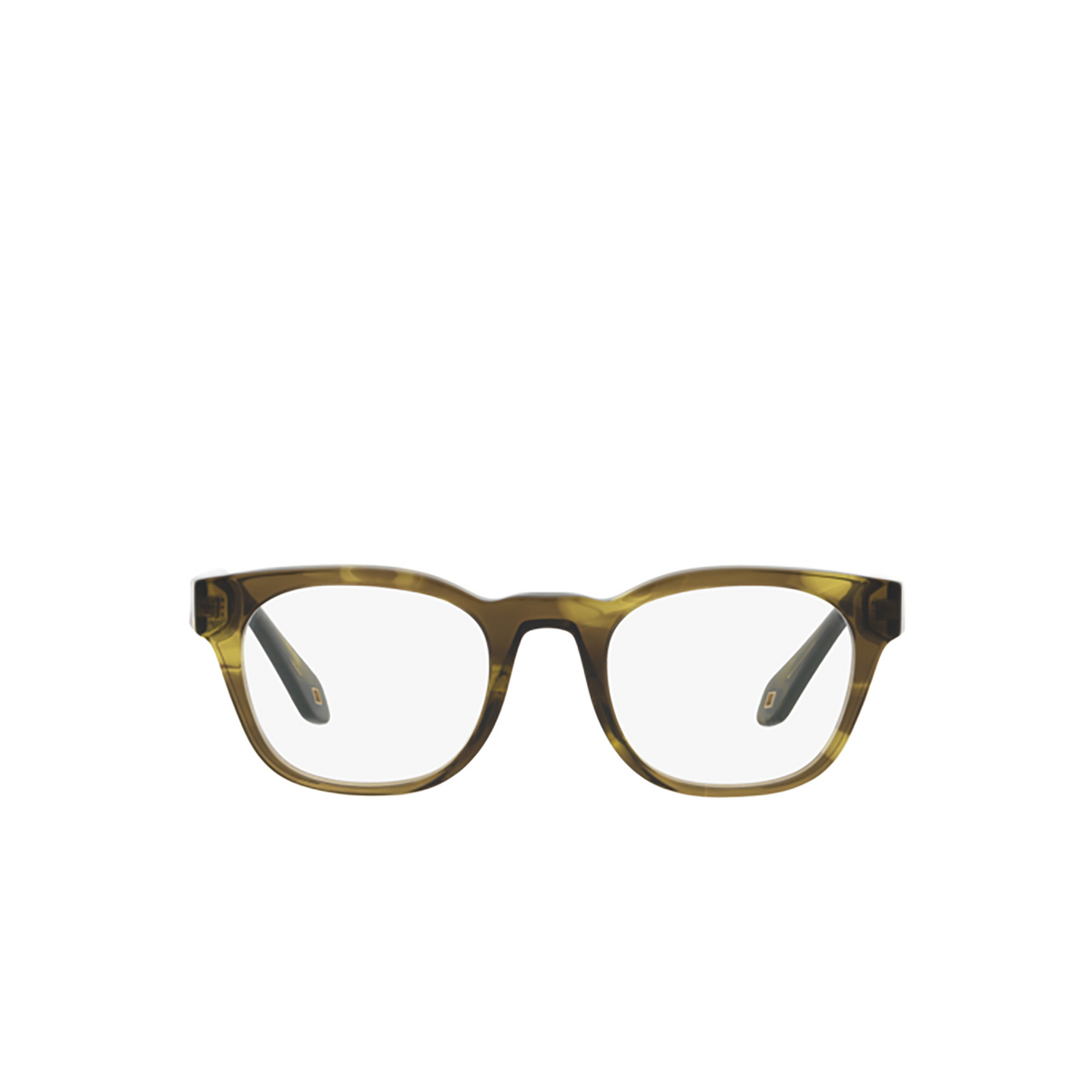 Giorgio Armani AR7242 Eyeglasses 5987 Striped Green - front view