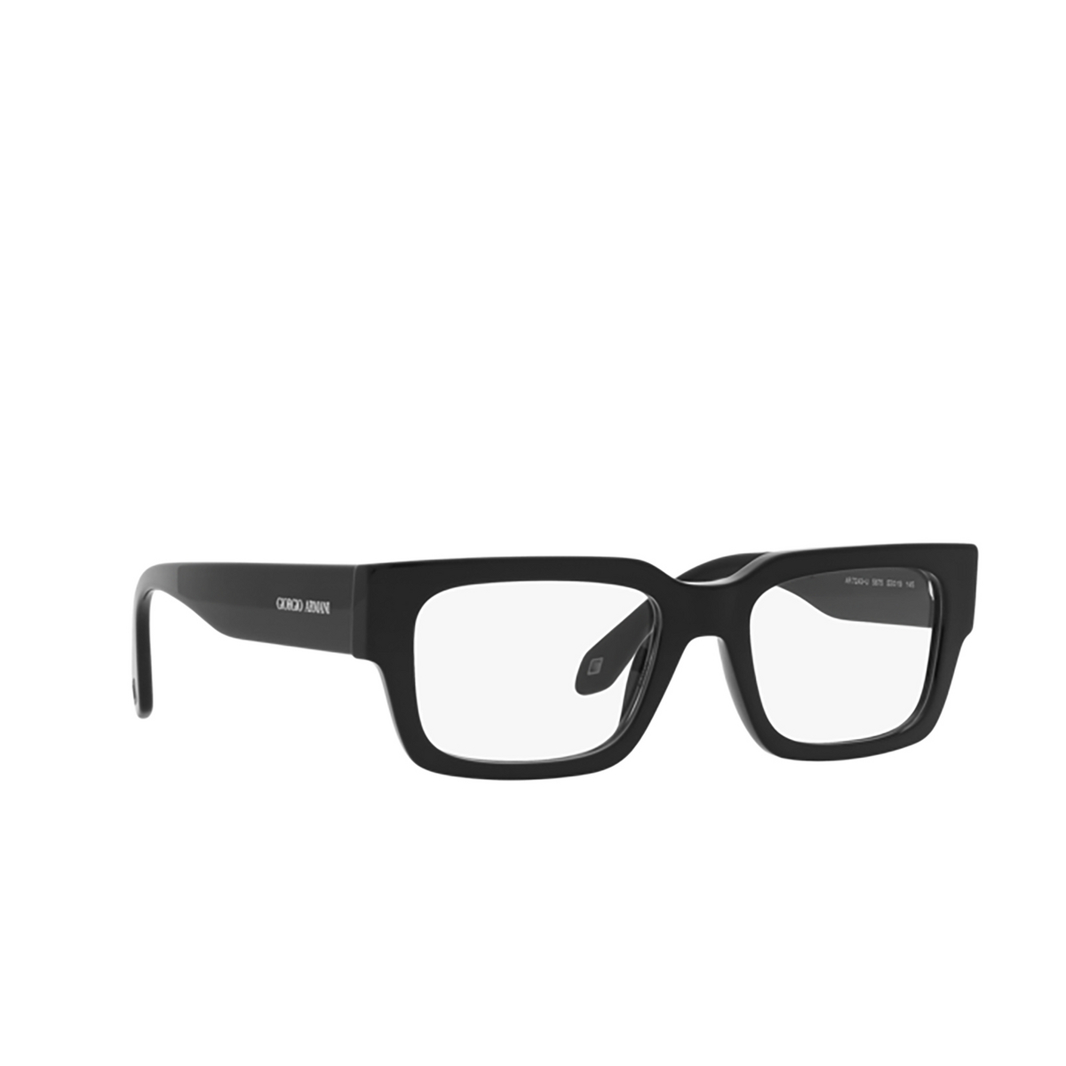 Giorgio Armani AR7243U Eyeglasses 5875 Black - three-quarters view
