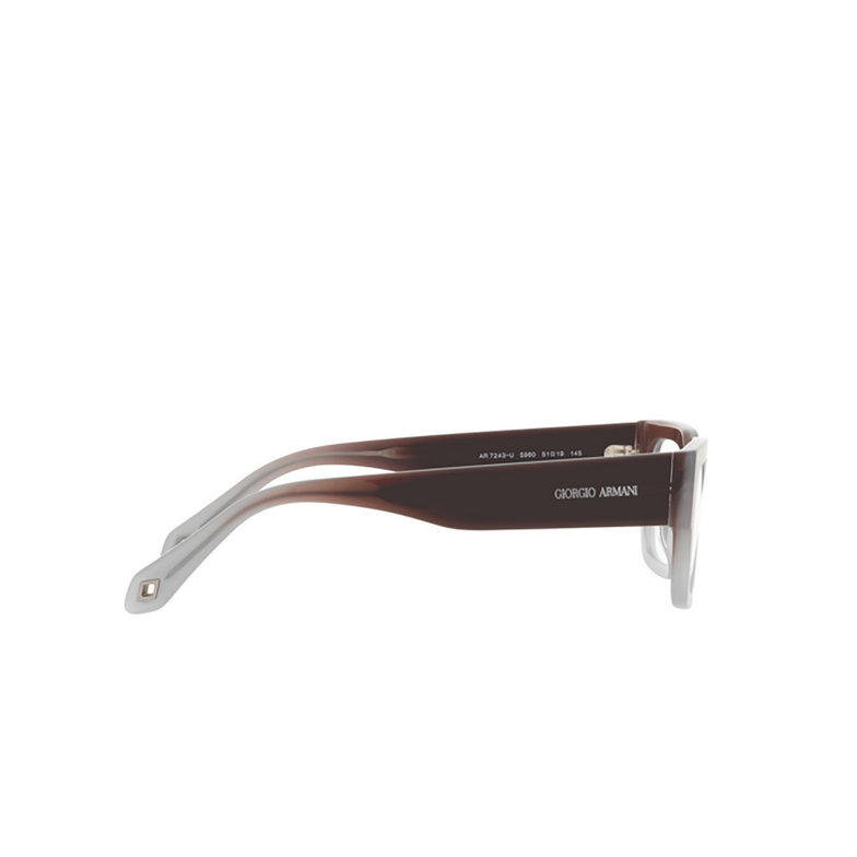Giorgio Armani AR7243U Eyeglasses 5980 gradient brown/blue - 3/4