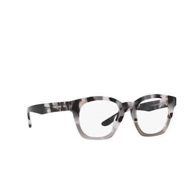 Giorgio Armani AR7245U Eyeglasses 6009 grey havana / striped grey - three-quarters view